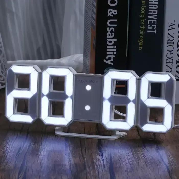 Horloge murale numérique montres de bureau alarme électronique décoration de maison moderne pour décor de chambre intérieur Led horloges de Table salon