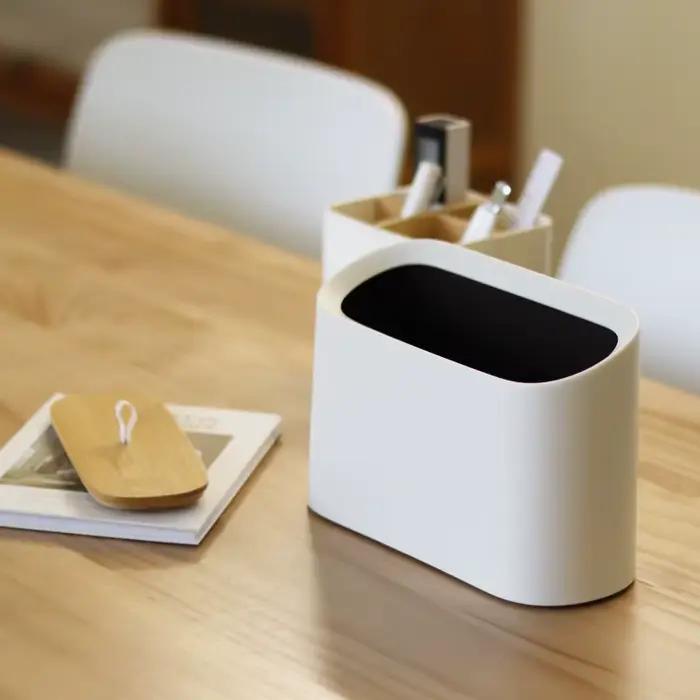 Poubelle de bureau, seau de rangement de tri pour salon