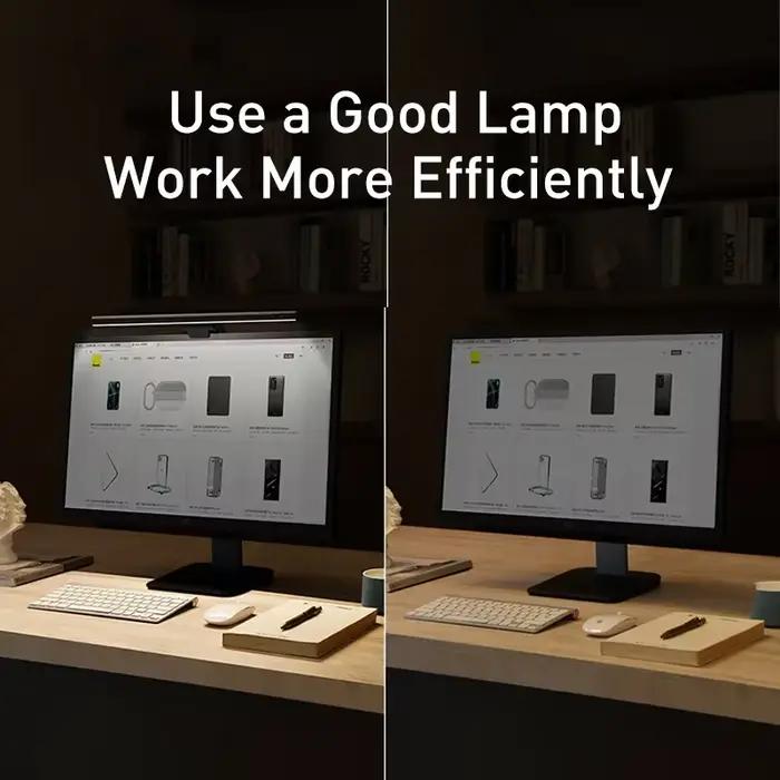 Baseus LED lampe de bureau écran lumière PC ordinateur portable suspendu barre lumineuse