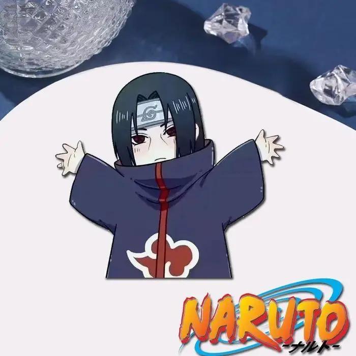 Naruto Q version dessin animé périphérique broche Akatsuki câlin acrylique badge cartable sac à crayons accessoires étudiant Halloween cadeau