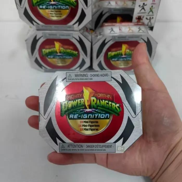 Playmates POWER RANGERS Re-ignition Anime Mini Figures Doll Blind Box Toys Action Figure Model Collection Ornament Gifts