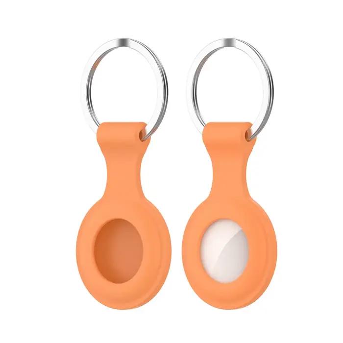 Accessoires, étui de protection complet antichoc, coque en silicone protectrice pour Apple AirTags