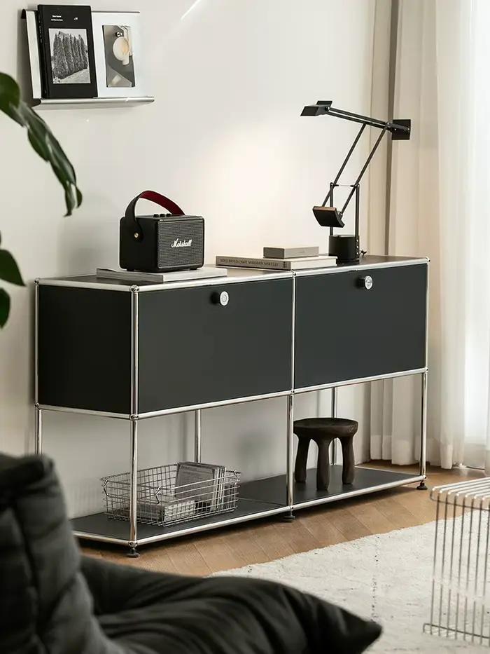 Module modulaire bricolage meubles buffet taille personnalisée armoire en acier inoxydable meuble Tv salon