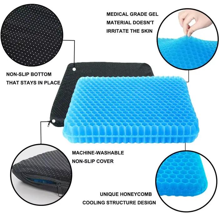 Coussin de siège en gel respirant