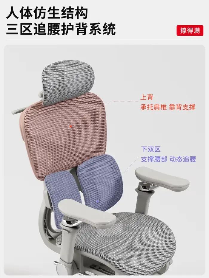 Chaise de bureau ergonomique avec Support lombaire