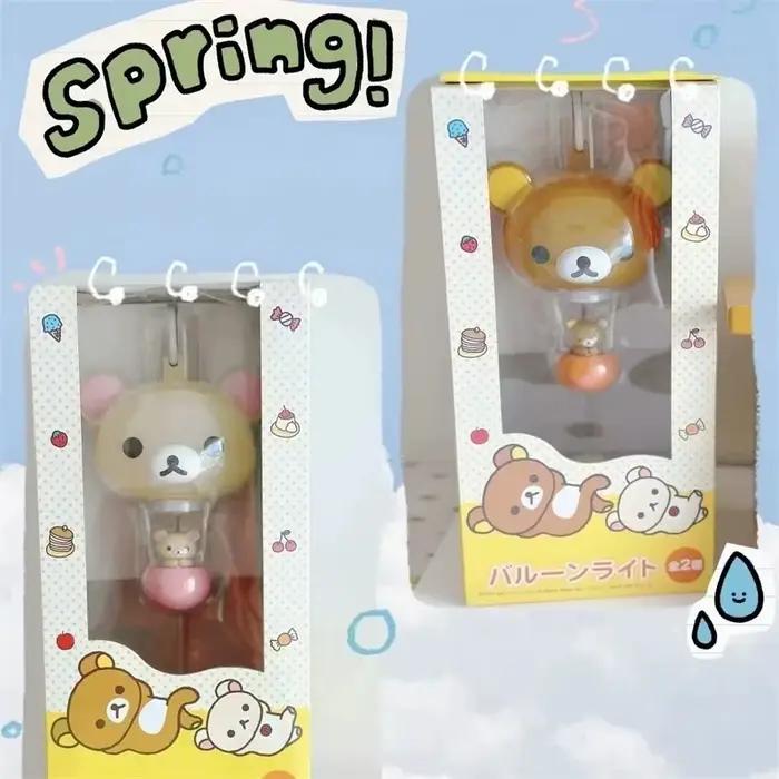 Lampe de bureau Kawaii Rilakkuma, veilleuse mignonne de dessin animé, lumière décorative de bureau pour étudiants, cadeau pour chambre de filles, ornement