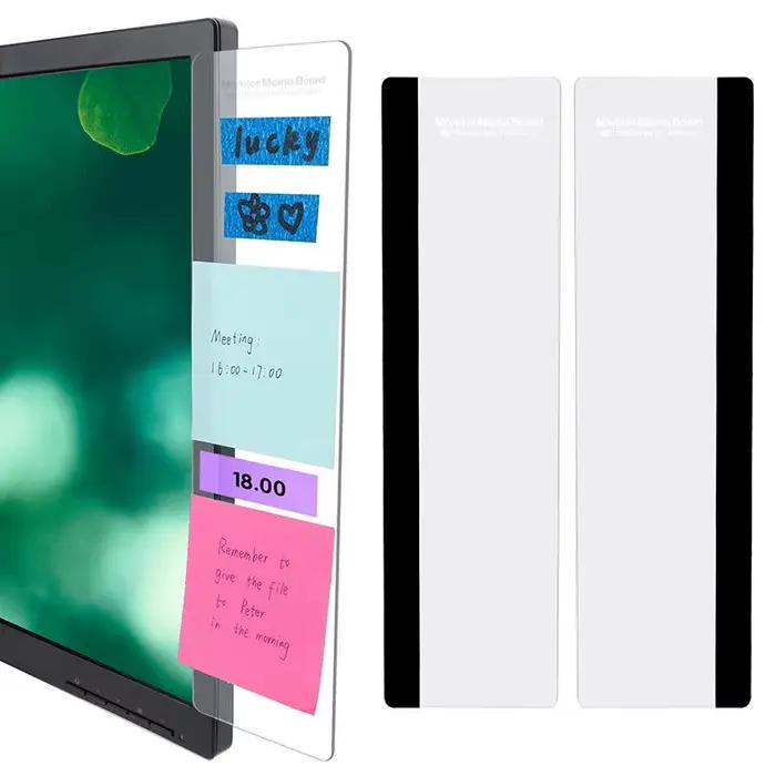 Panneau de mémo de message de moniteur d'ordinateur pour le bureau