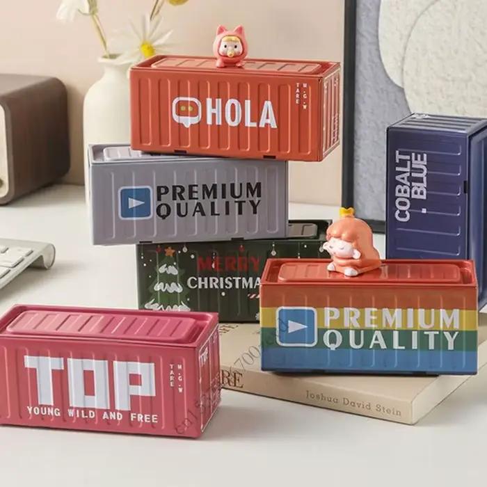 Boîte de rangement en métal moderne pour bureau à domicile rectangle multifonctionnelle élégante à offrir occasions spéciales