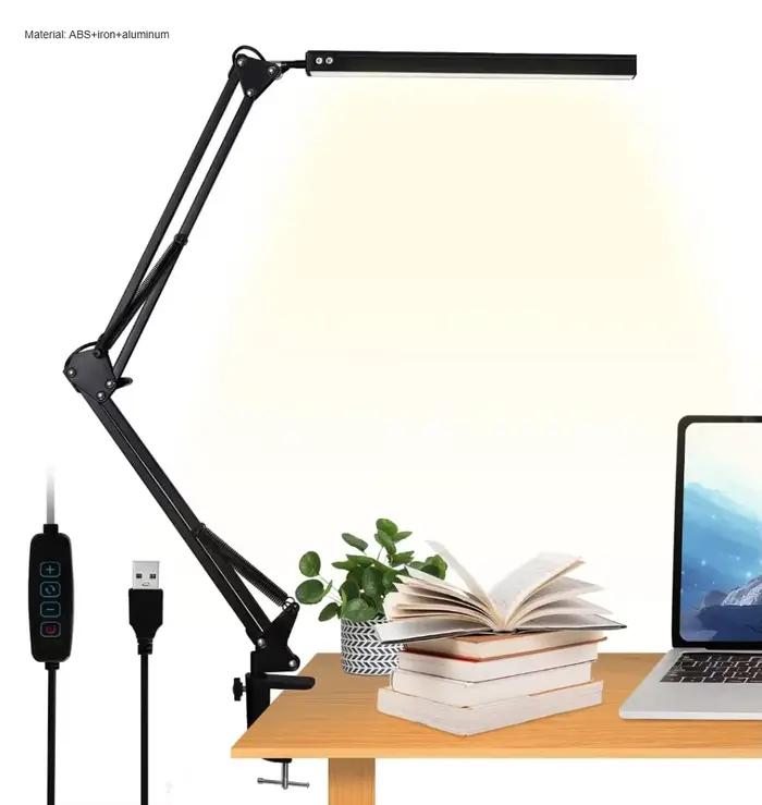 Lampe de bureau pliante électrique à LED