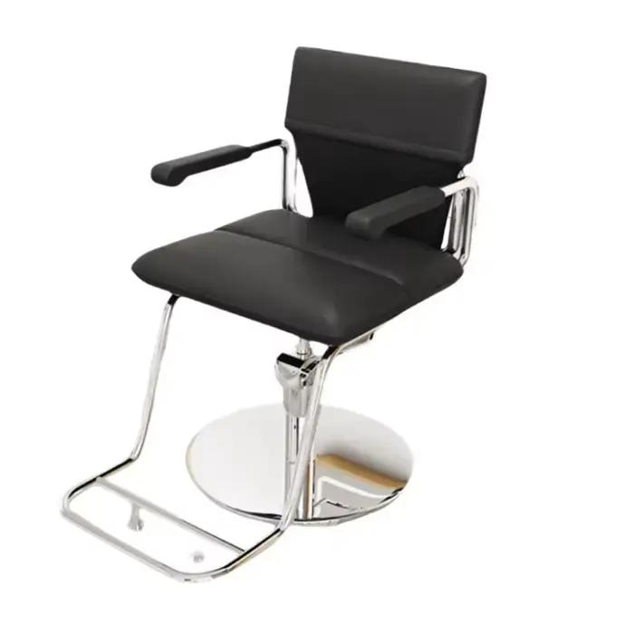 Chaise De barbier noire réglable esthétique nordique Simple moderne