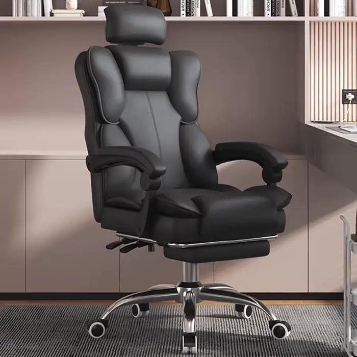 Chaise de bureau ergonomique de luxe nordique
