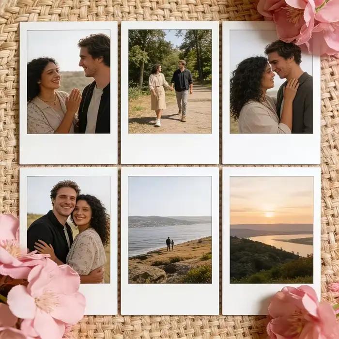 Mini photos haute définition personnalisées, photos personnalisées de style Polaroid, photos pour la Saint-Valentin, photos d'anniversaire, photos de anniversaire de mariage