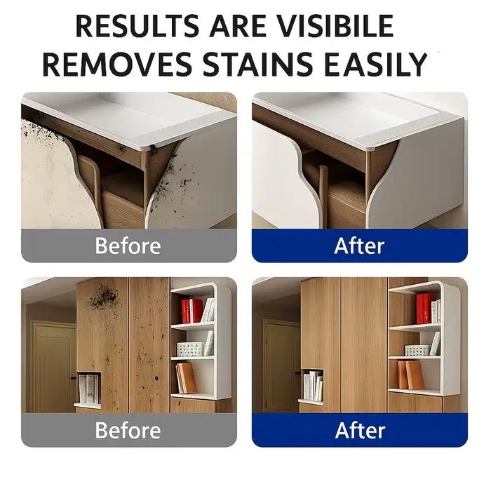 IFUBO Wood Black Spot Remover : traitement concentré pour meubles et armoires