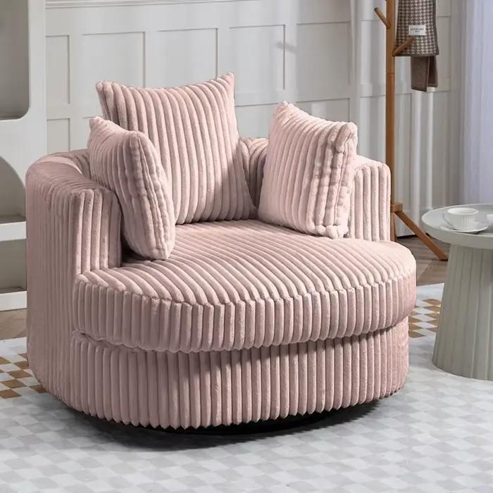 Chaises pivotantes de luxe avec accoudoirs