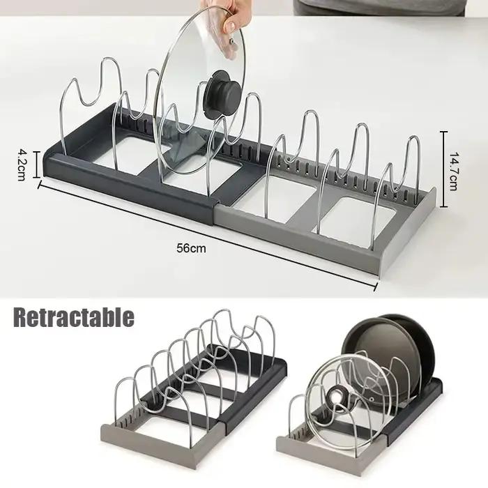 Rangement extensible en acier inoxydable T1