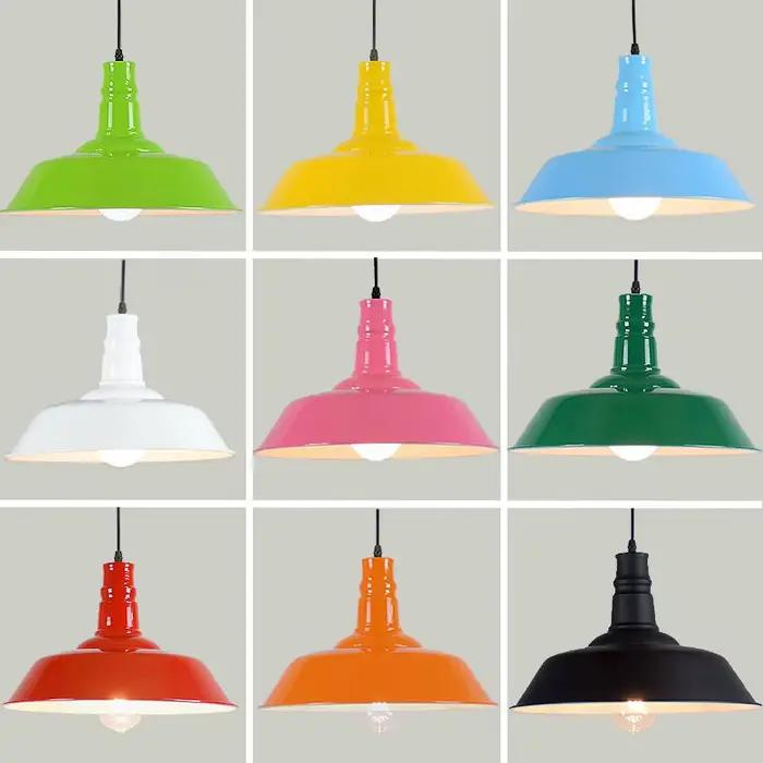 Lampe suspendue industrielle vintage