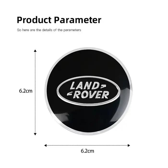 Cache-moyeu de roue Land Rover avec logo, accessoires de haute qualité pour Land Rover Range Rover Evoque Velar Defender Discovery Freelander