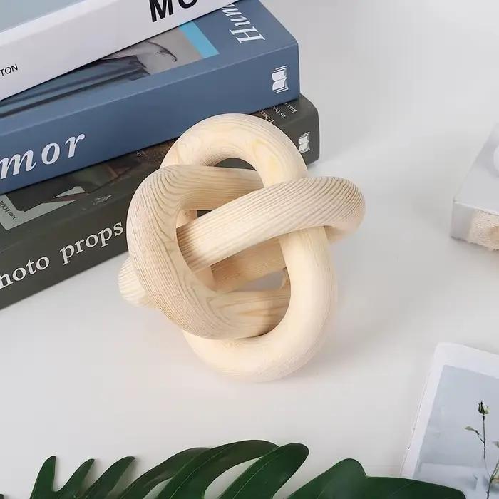 JOLink-Décor d'étagère en bois enrichi