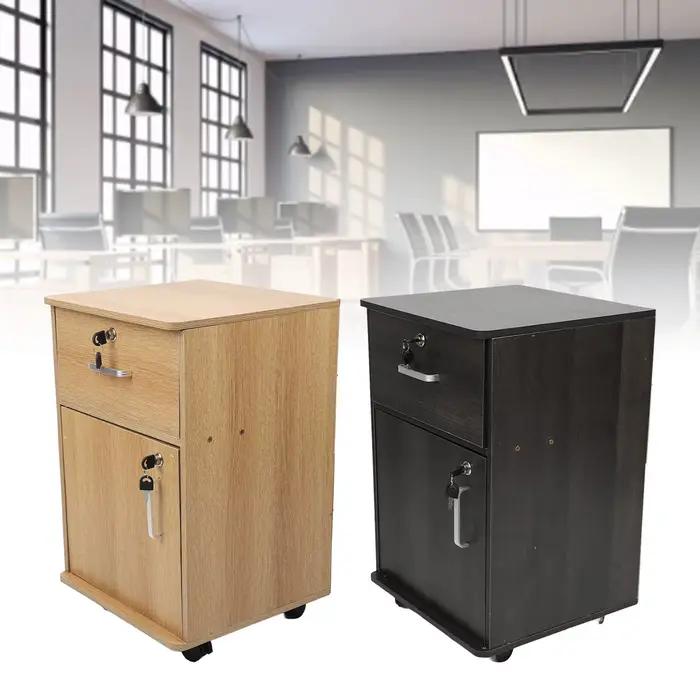 Armoire de rangement verrouillable sous le bureau