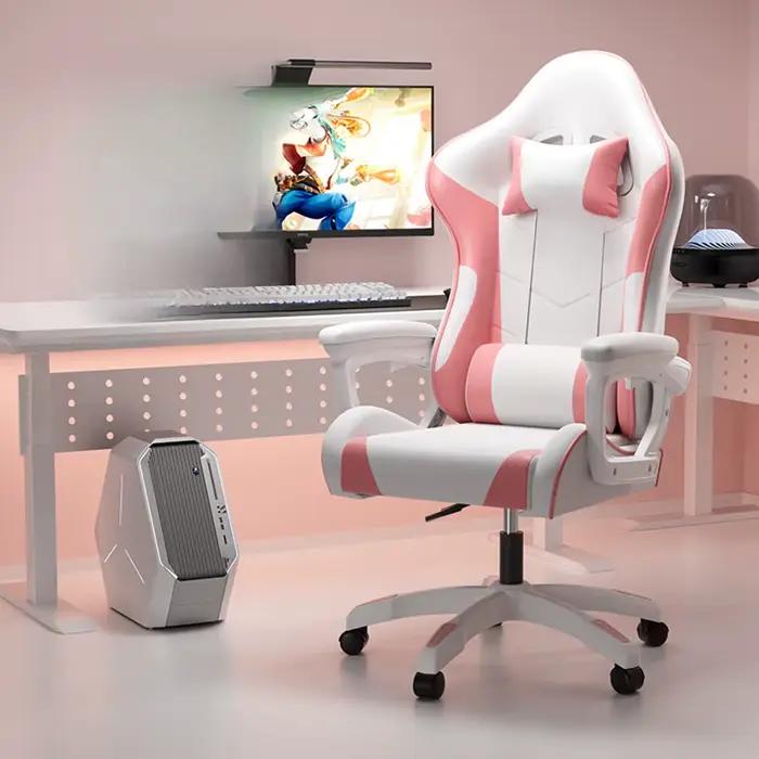 Bureau confortable chaise sédentaire oreiller repose-pieds ergonomique fauteuils De luxe salon De jeu Mobile Sillas De Oficina meubles De chambre