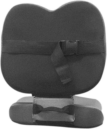 Coussin de siège ergonomique en mousse à mémoire de forme haute densité pour soulager les douleurs dorsales avec