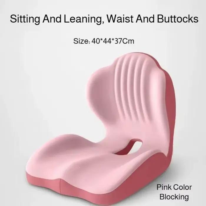 Coussin de siège et dossier en forme de coquille pour le bureau et les étudiants