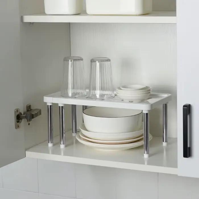 Étagère de rangement pour bouteilles d'épices, support de cuisine rétractable pour armoire, égouttoir à vaisselle extensible, organisateur domestique