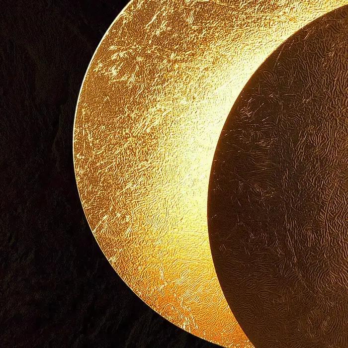 Applique murale LED circulaire à éclipse solaire