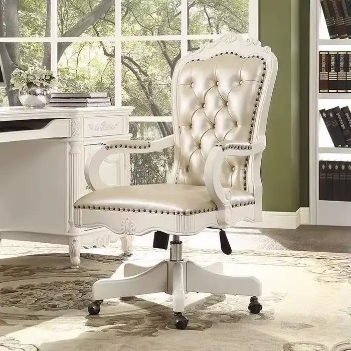 Support arrière chaise De bureau Design en cuir
