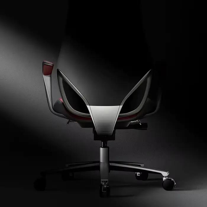Organisateur chaise ergonomique esthétique jeu moderne dos soutien
