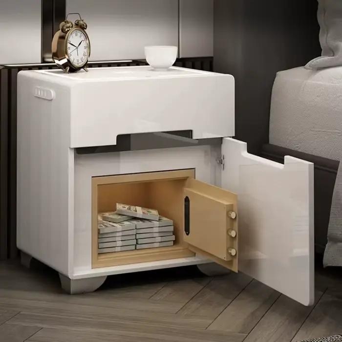 Table de chevet étroite de luxe pour chambre principale