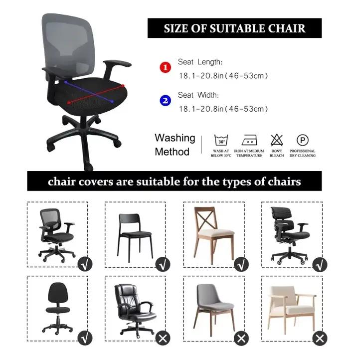 Housse de chaise hautement élastique