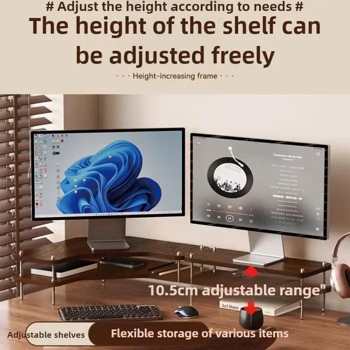 ‌ Support d'angle pour moniteur d'ordinateur
