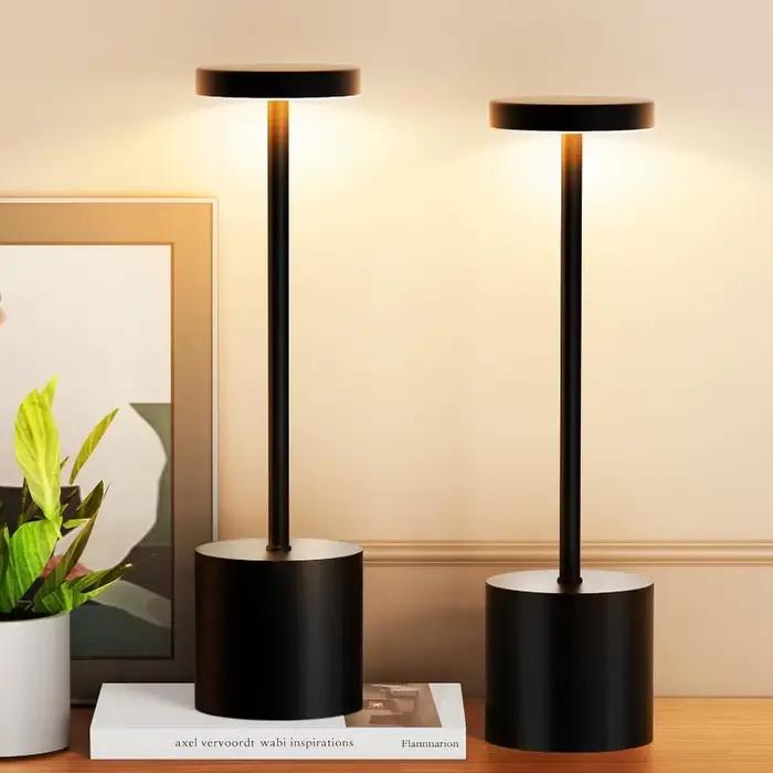 Lampe de table sans fil rechargeable