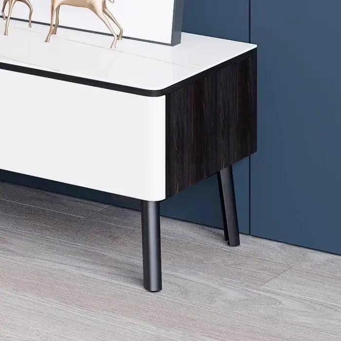 Meuble TV élégant au design créatif moderne avec tiroirs
