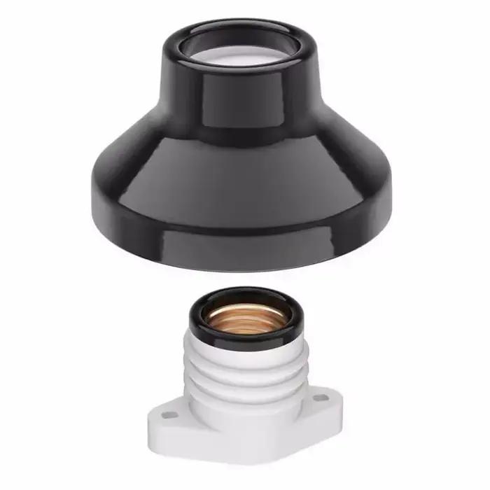 Support d'ampoule de plafonnier en céramique E27