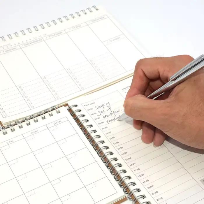 Programme de planification mensuel hebdomadaire