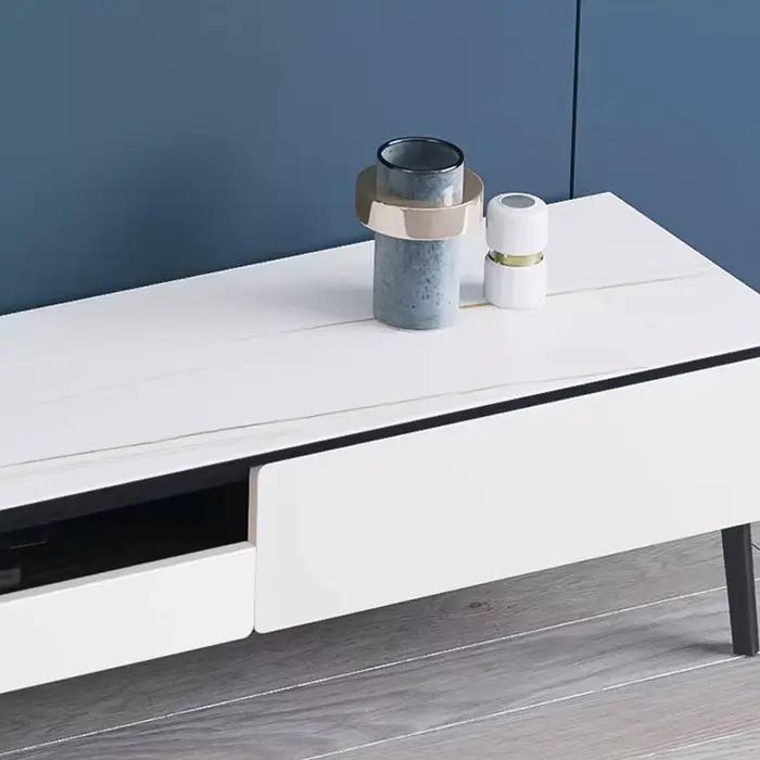 Meuble TV élégant au design créatif moderne avec tiroirs