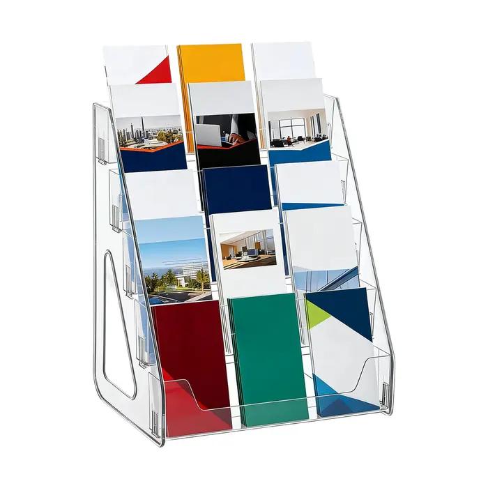 Présentoir de brochures à 5 niveaux
