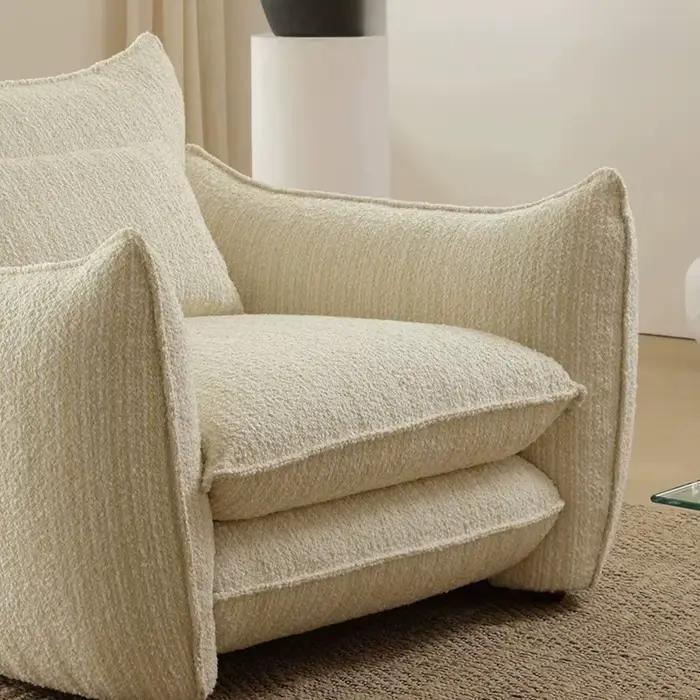 Fauteuils de salon moelleux au design ergonomique