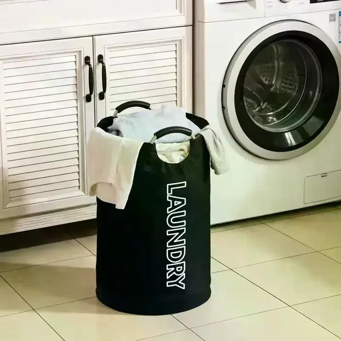 Panier de rangement pliable robuste avec poignée en aluminium, idéal pour la collecte de grandes bouteilles vides