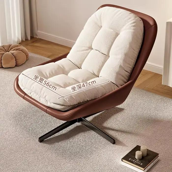 Chaise de salon moderne en fourrure minimaliste pour relaxation et décoration intemporelle occasions spéciales