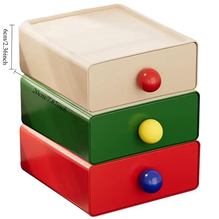 Boîte de rangement de bureau de style tiroir