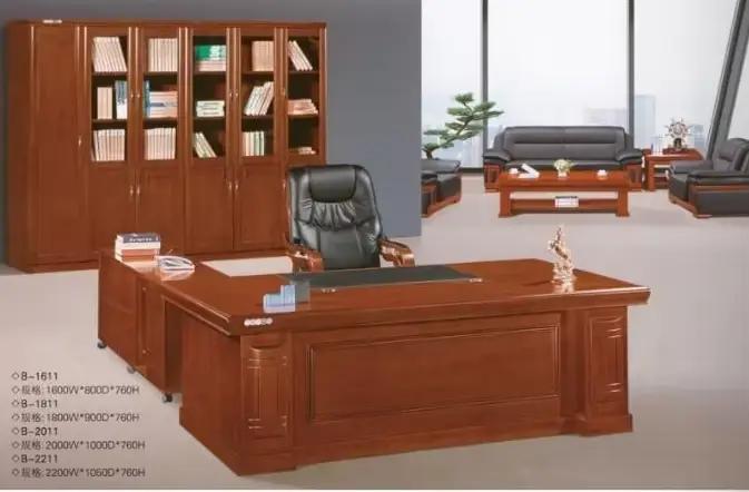 Designs modernes Dernière bureau Table de poste de travail Ceo boss High Tech Executive Mdf