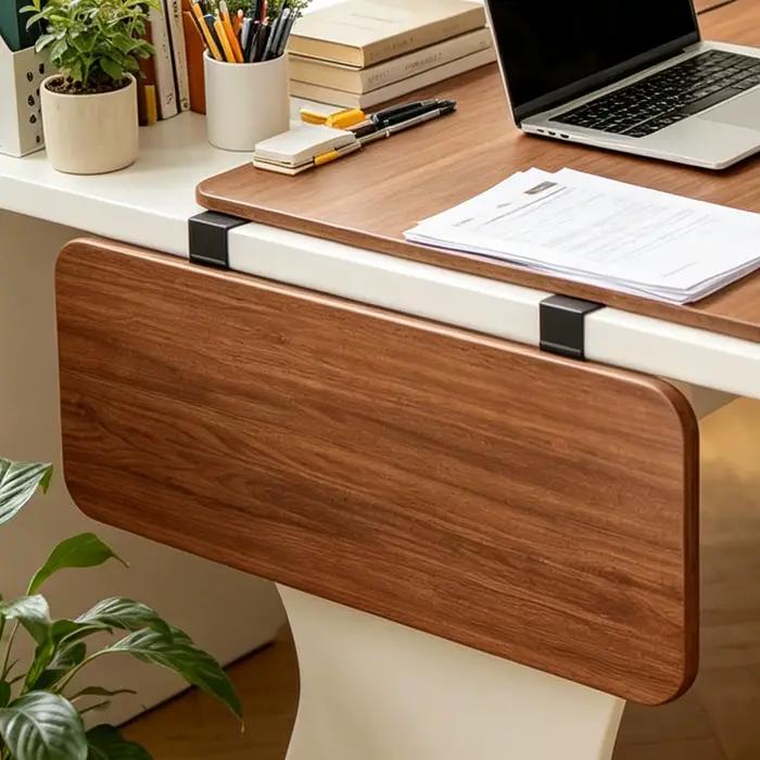 Extension de bureau pliable avec repose-poignet