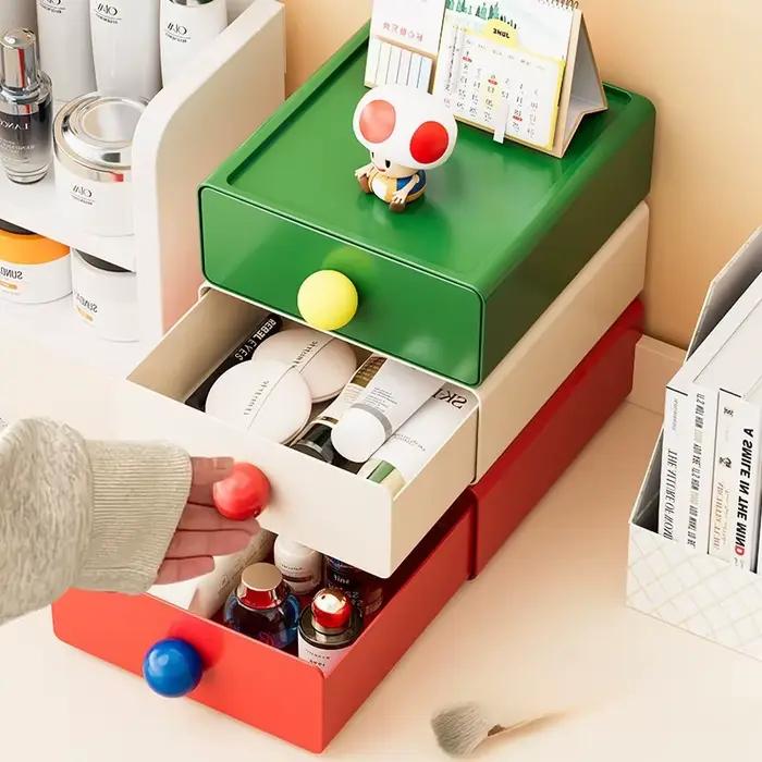 Boîte de rangement de bureau de style tiroir