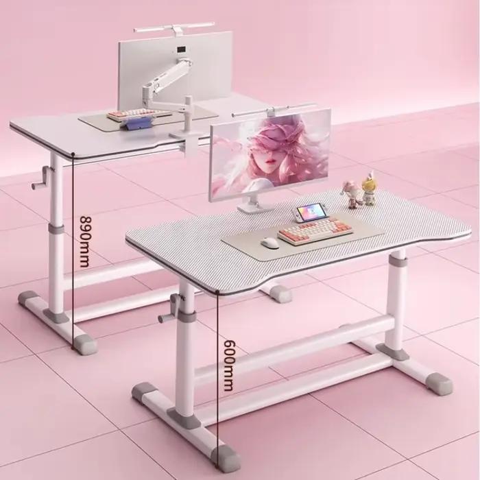 Bureau élévateur électrique pour femmes, mobilier de bureau moderne, design simple et élégant, idéal pour chambre à coucher, salon, bureau d'étude, salle à manger, cadeau occasionnel