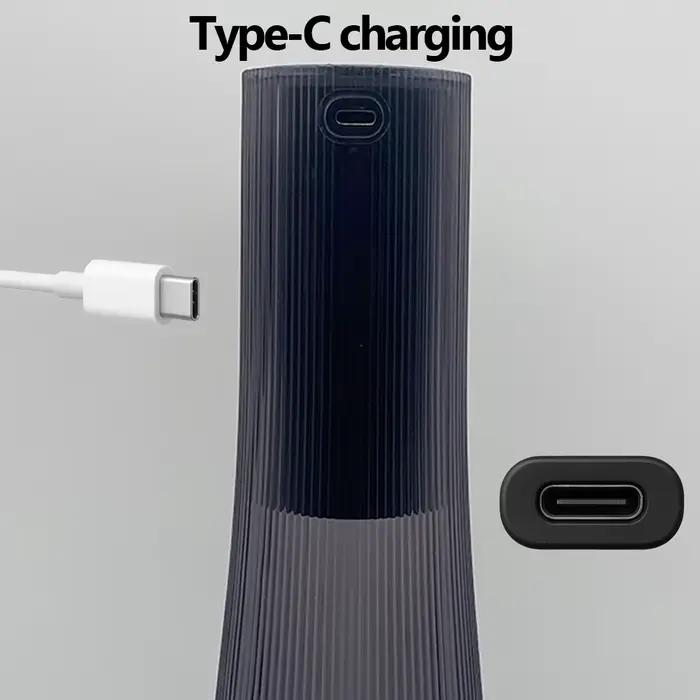 Lampe de table rechargeable en acrylique avec interrupteur tactile pour variation d'intensité progressive