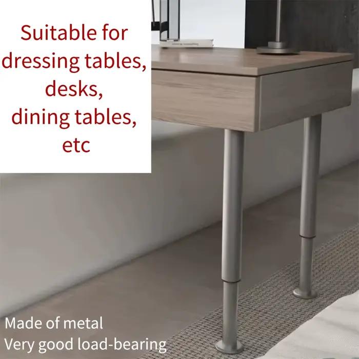 Pied de table en métal réglable de 72 à 110 cm