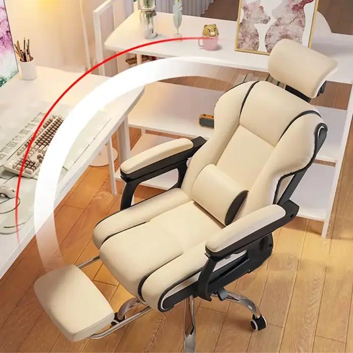 Chaise de bureau ergonomique Silla avec roues pivotantes et design moderne pour confort et style occasions de travail et loisirs